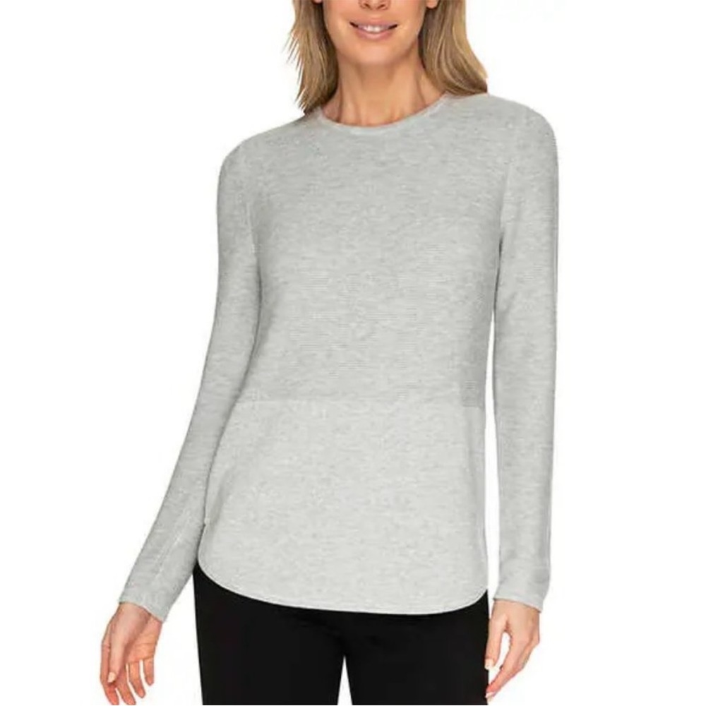 Advent Women's Gray Knit Long Sleeve Sweater | XL